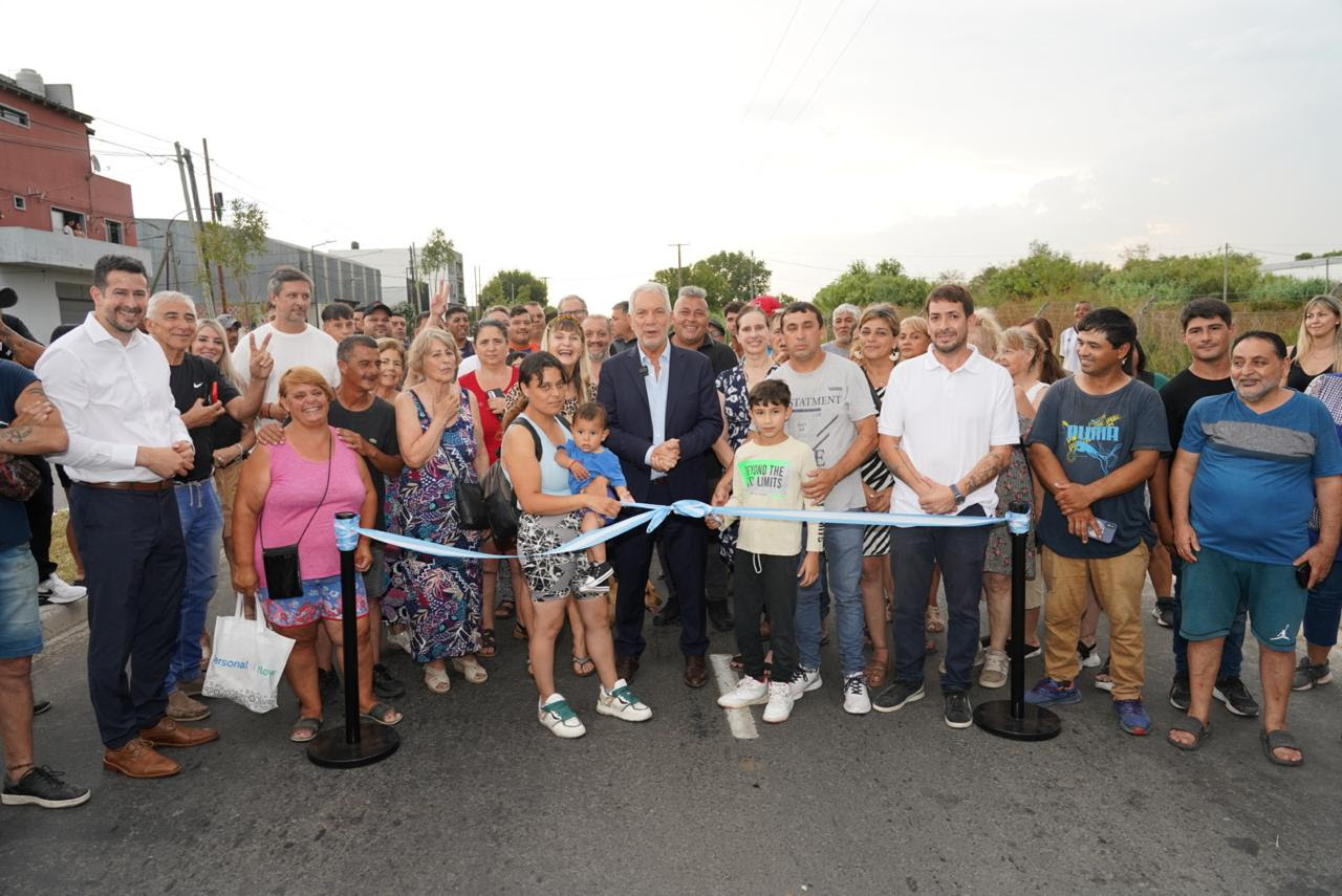 Alak inauguró la nueva avenida 38 en San Carlos