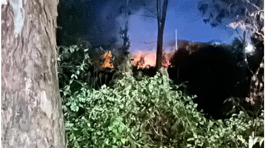 Bomberos de Villa Elvira intervinieron en un incendio en Garibaldi