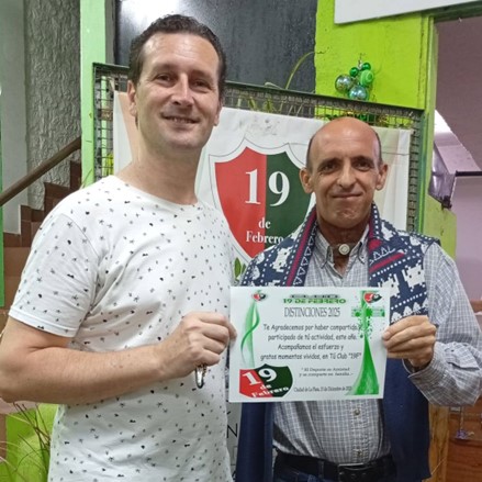 El 19 de Febrero distinguió a sus deportistas