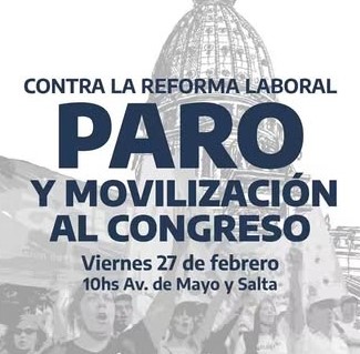 Paro en la UNLP contra la reforma laboral: Varios gremios paran y se movilizan el viernes