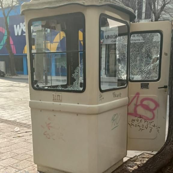 Madrugada violenta en pleno centro