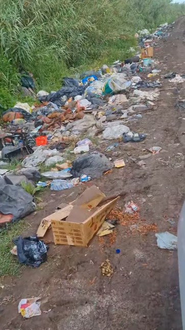 Altos de San Lorenzo: Quejas por un basural creado por malos vecinos