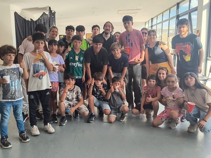 Los chicos de Cajade protagonista de un Videominuto en la Facultad de Artes