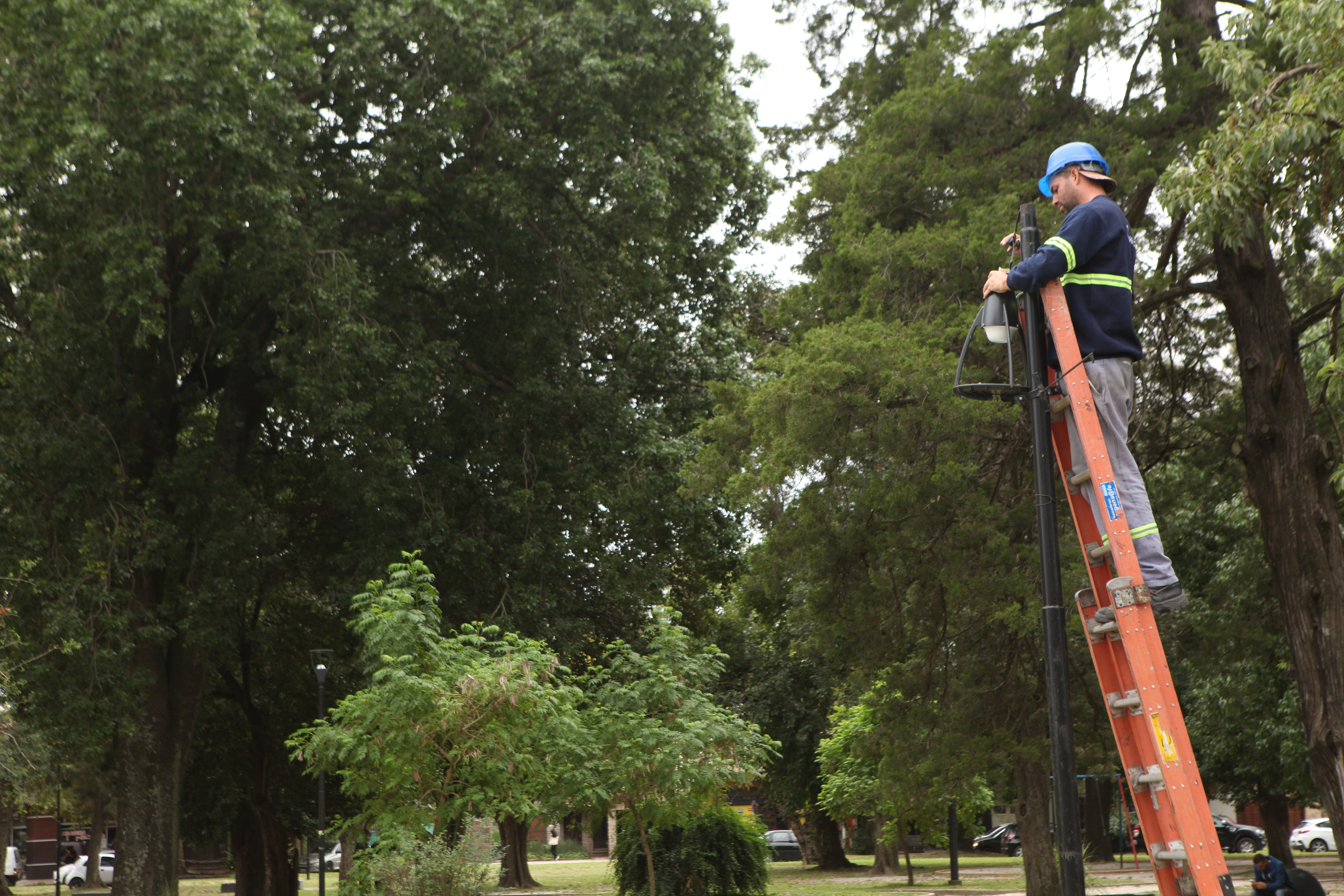 La MLP informó sobre nuevas instalaciones LED en Villa Elisa, Villa Elvira y City Bell