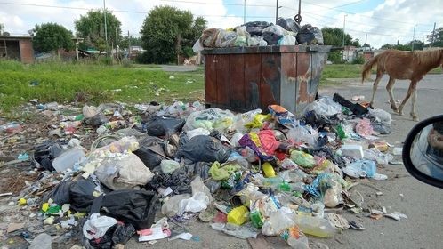 Piden una solución integral en el tema de la recolección en la zona de La Toma y El Acople