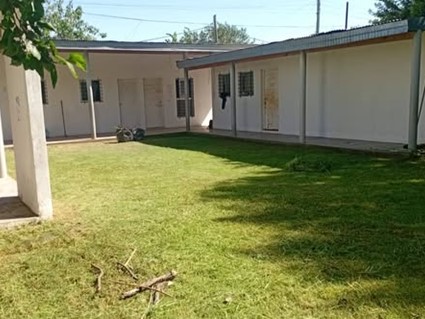 Limpieza y corte de pasto del Domus Dei a cargo de la Delegación