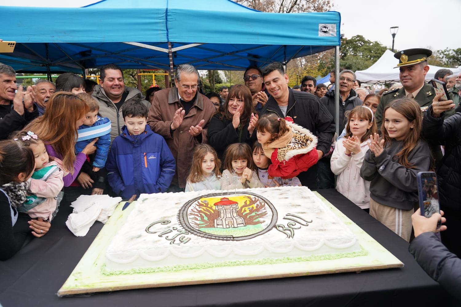 La comunidad de City Bell celebró los 112 años de la localidad con propuestas para toda la familia