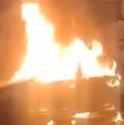 Vecinos escandalizados con el accionar de lo que podría ser un piromaníaco en la zona norte