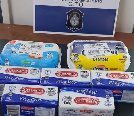 Detuvieron a un sujeto cuando pretendió llevarse quesos y mantecas de un super local