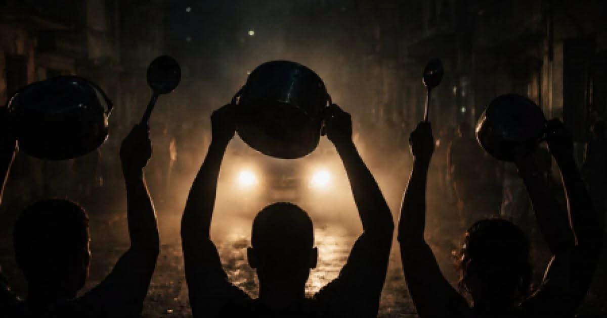Empezó a circular un llamado a un cacerolazo y apagón en contra de la inseguridad