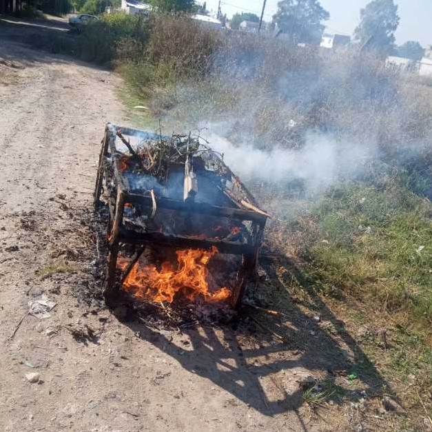 Quema de basura y quejas en Barrio Aeropuerto