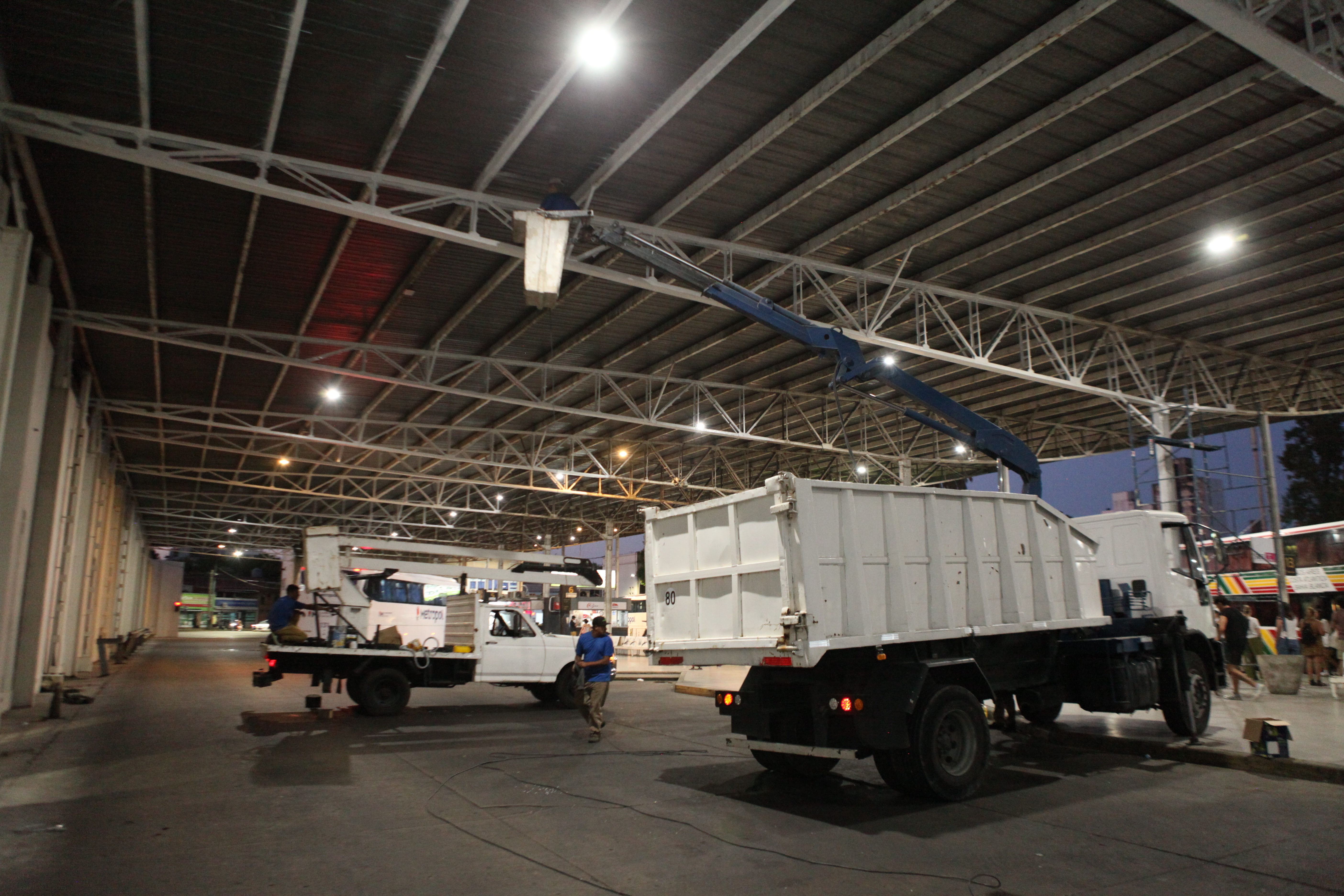 El Municipio inició tareas de mantenimiento en la Terminal de Ómnibus