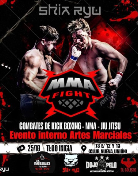 El sábado 25 de octubre entrá en la jaula de Nueva Unión: Peleas de MMA en vivo