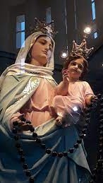 Llega la Virgen del Rosario