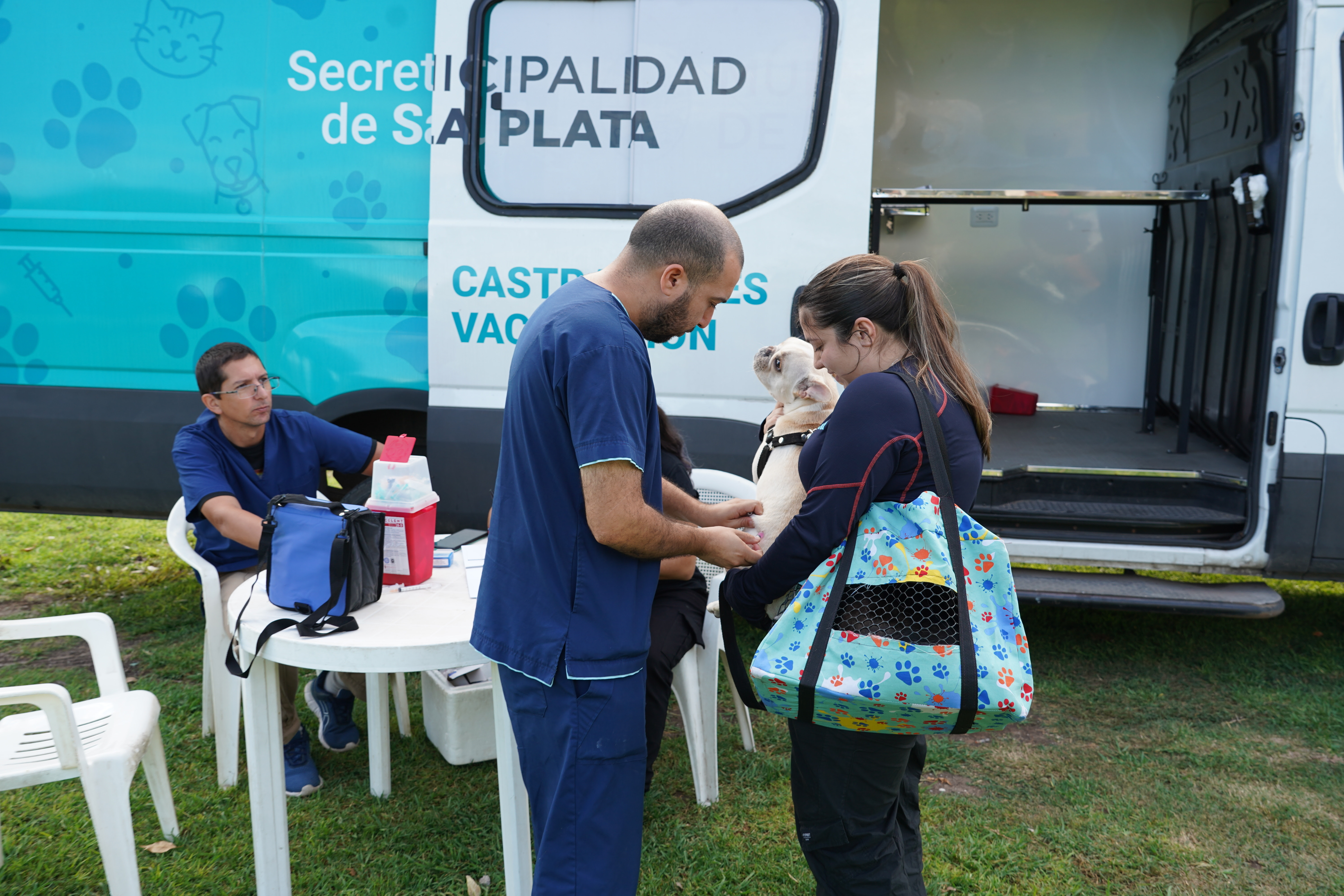 Doble jornada de vacunación y castración animal en la delegación comunal de Villa Elvira