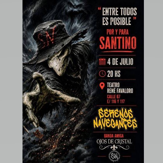 Todos por Santino: Recital solidario para ayudar a la familia