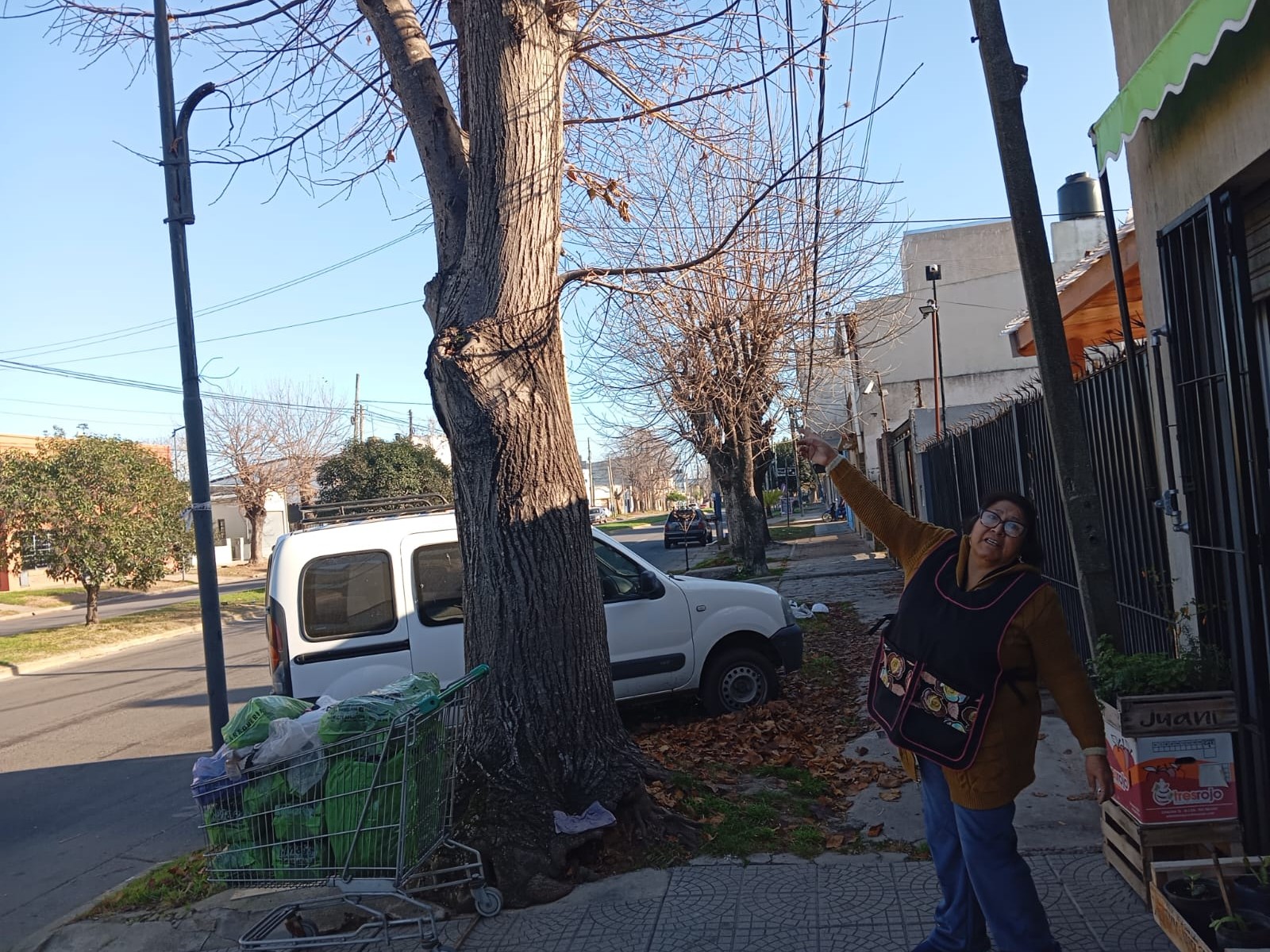 Robo de luminarias y pedidos de mejoras en Avenida 1