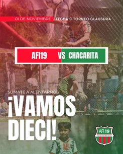 El Dieci recibe el sábado a Chacarita