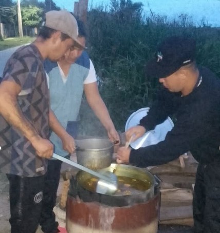 Barrio de la Cantera: Piden colaboración desde una olla popular