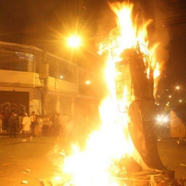 Se saltearon la inscripción y también la limpieza de los muñecos quemados