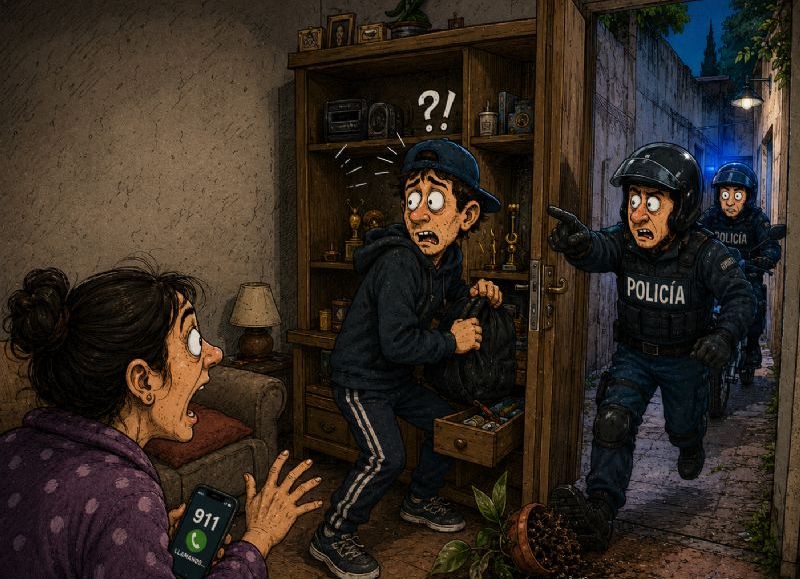 Altos de San Lorenzo: sorprendieron a un adolescente desconocido dentro de una vivienda y fue aprehendido