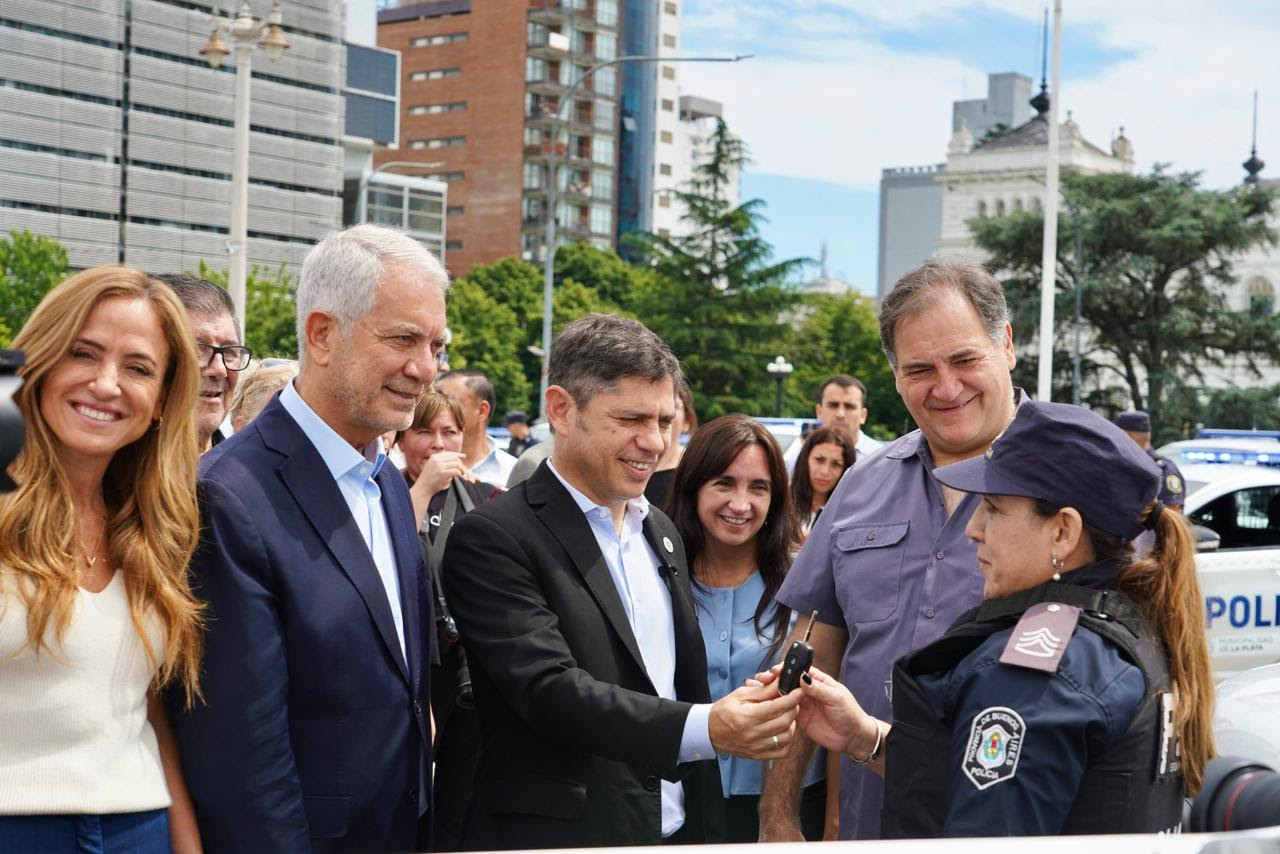 Kicilof le cedió a La Plata 40 patrulleros nuevos