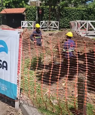 Cortes y más obras por el recambio de cañerías en City Bell