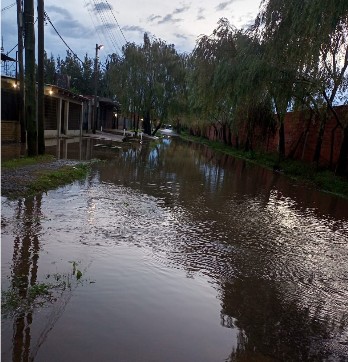 Fuerte impacto de la tormenta en Villa Elvira