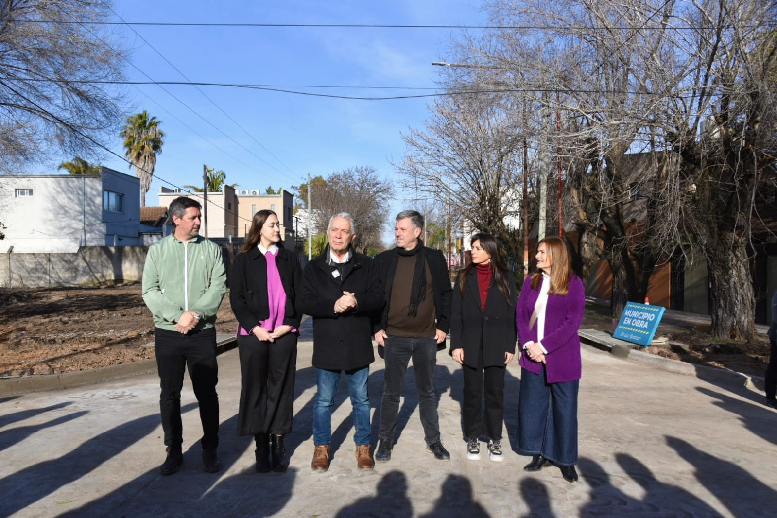 Alak visitó Ringuelet para inaugurar una obra hidráulica