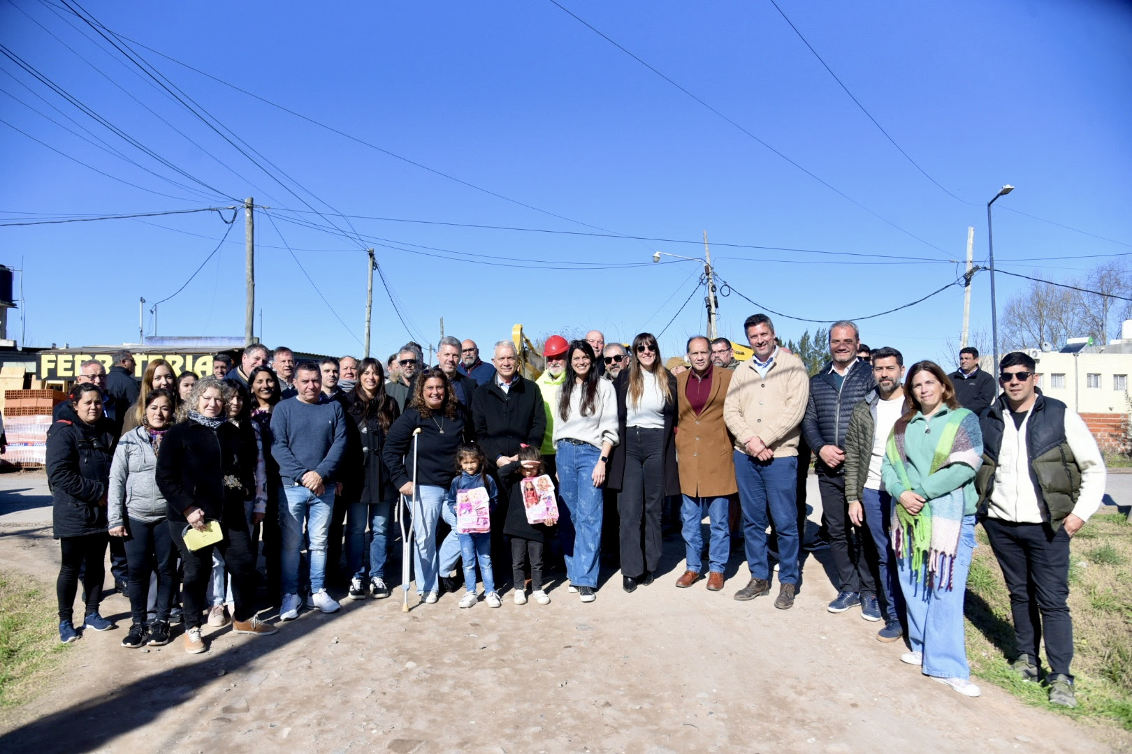 Alak dio inicio a una obra hidráulica esencial para el sur de La Plata