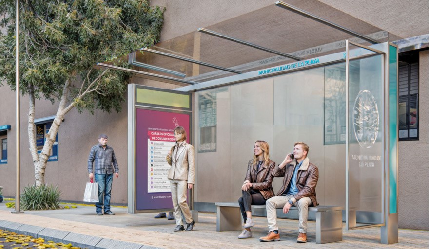 Vuelven los reclamos de vecinos por la colocación de garitas en paradas de colectivos