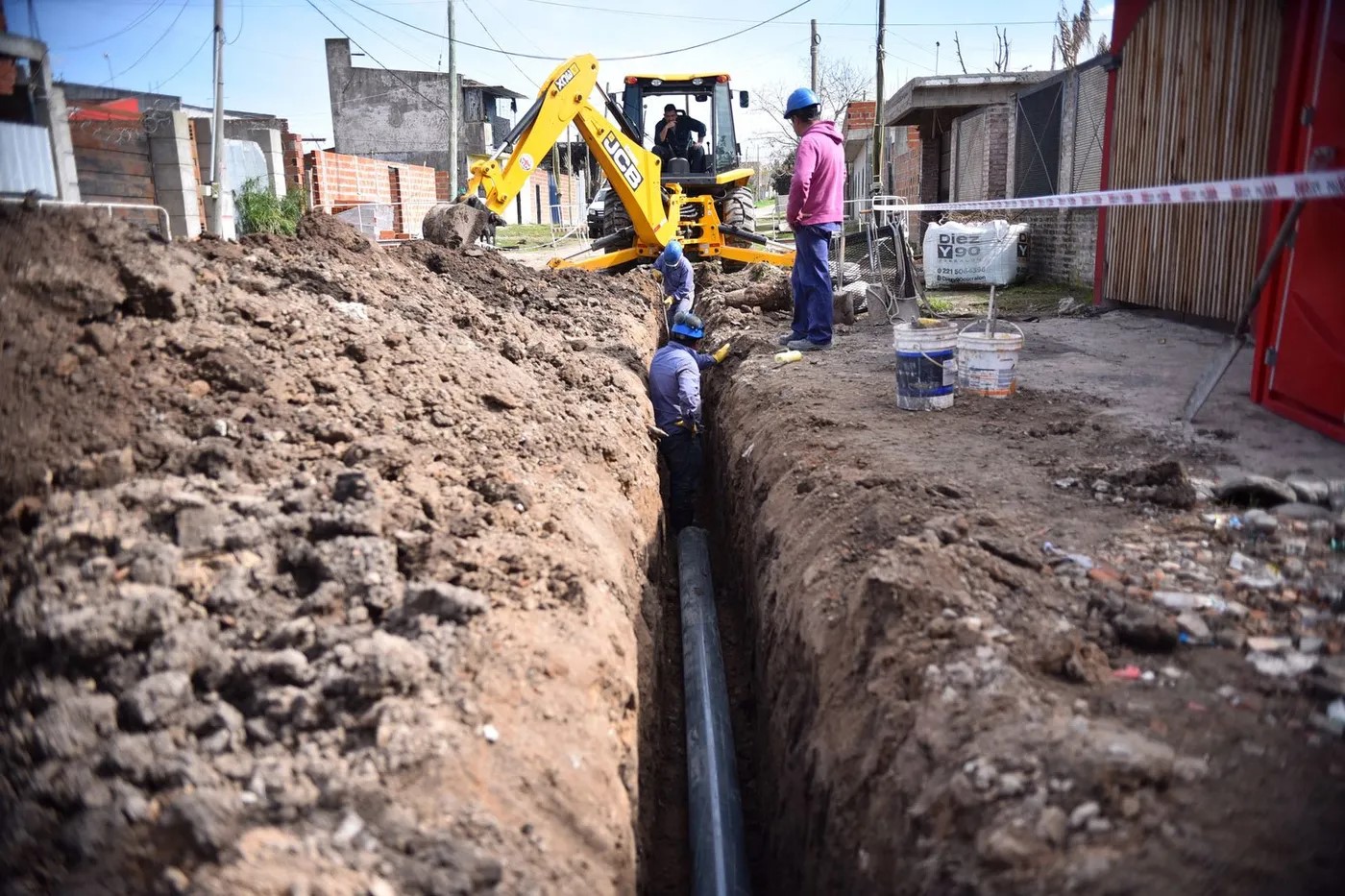 "Estas son obras transformadores que le cambian la calidad al vecino" dijeron frentistas tras un pedido de cloacas