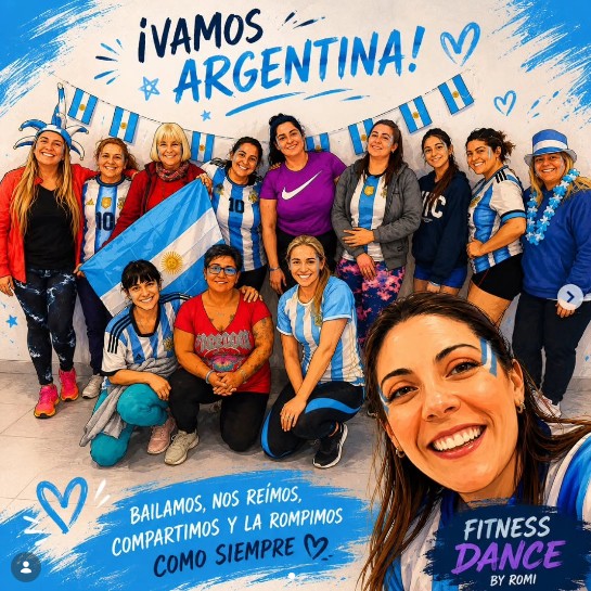 Vos también podes ser parte del grupo de Fitnes Dance de Romina Noseda