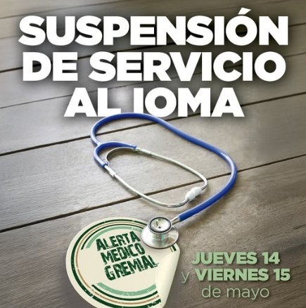 Por 48 horas los médicos no atenderán por IOMA