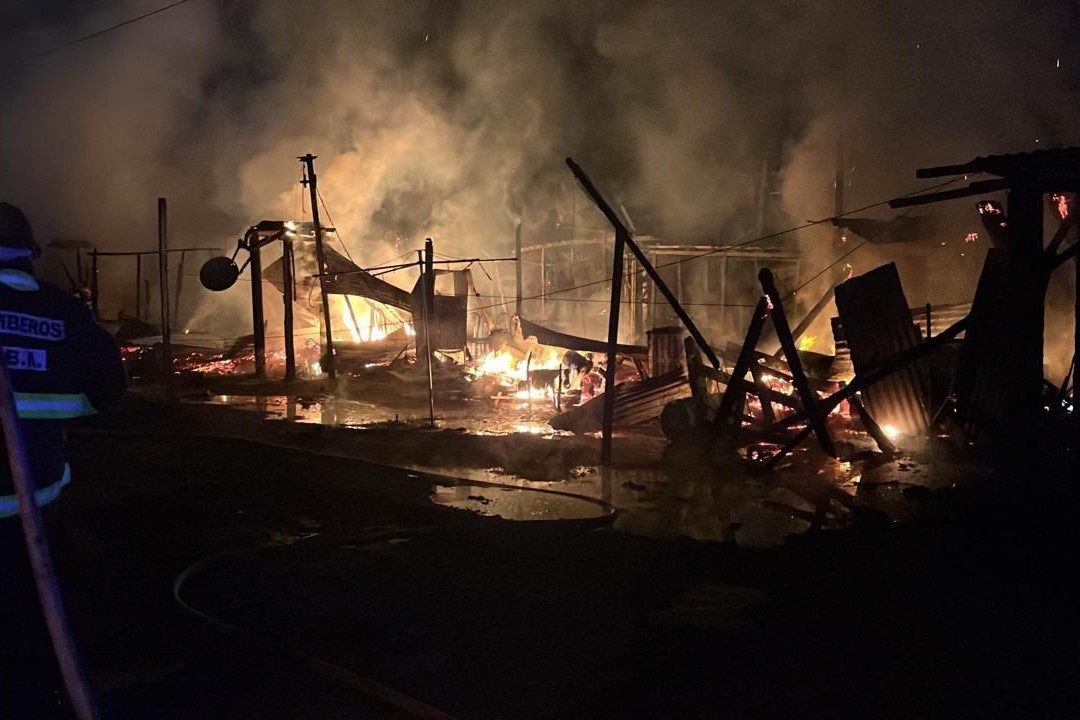 Se incendió una vivienda en Abasto