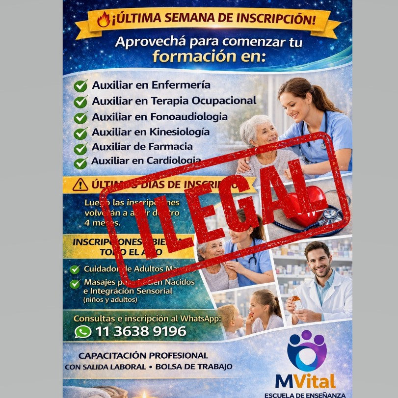 Colegio de Terapia Ocupacional denuncia cursos ilegales