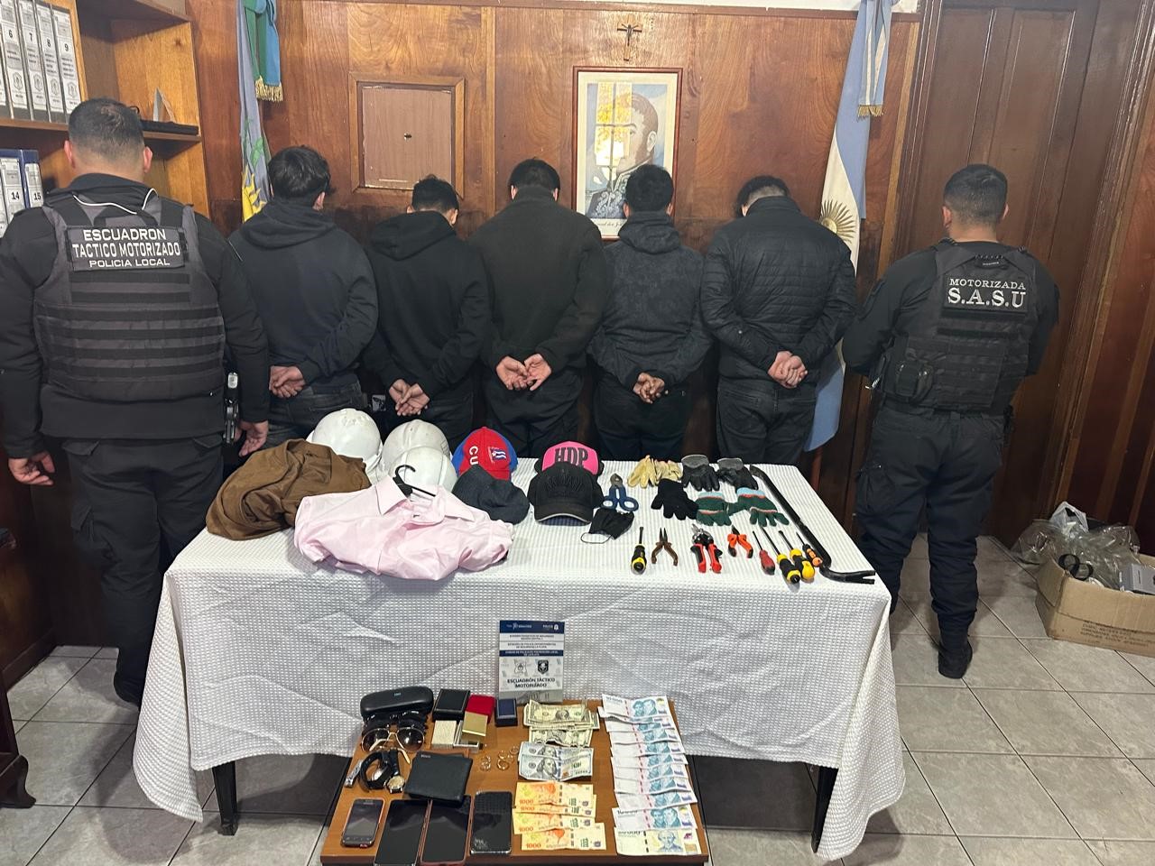 Zona Norte: La policía detuvo a una banda de chilenos que cometían entraderas