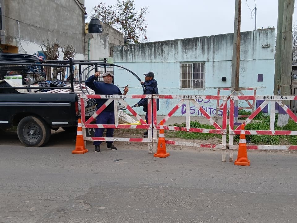 Guardería comunitaria de Villa Alba consiguió. tras varios años, la conexión a la red de agua