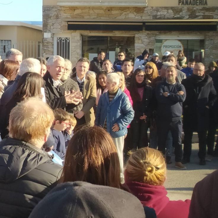 Con la presencia del Intendente: Quedó inaugurada la obra hidráulica en 120 y 75