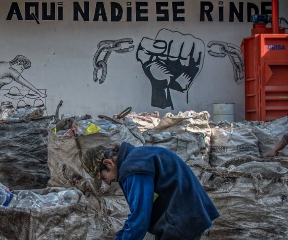 Cartoneros piden por su fuente laboral y le piden a la comuna que no deje el reciclado de lado