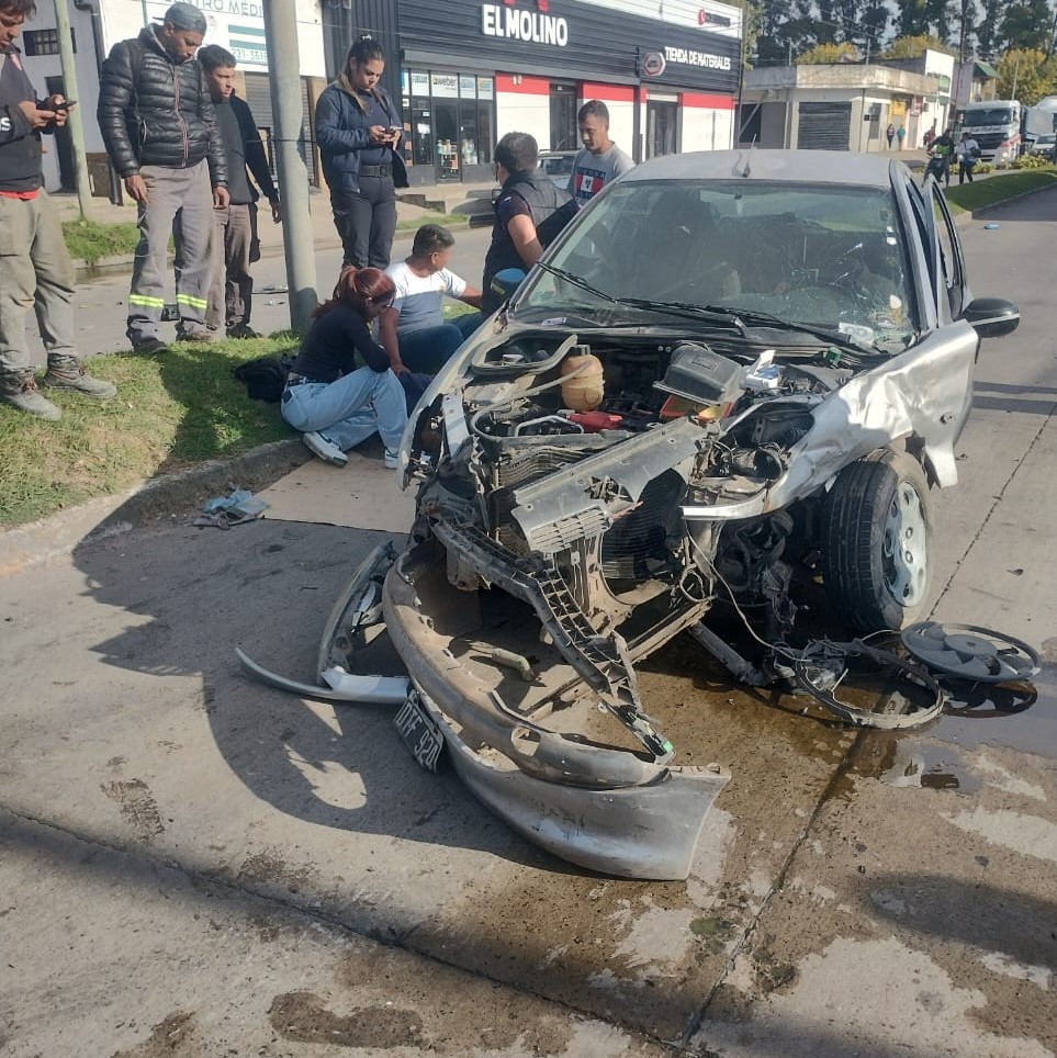 Terrible accidente de tránsito en Melchor Romero