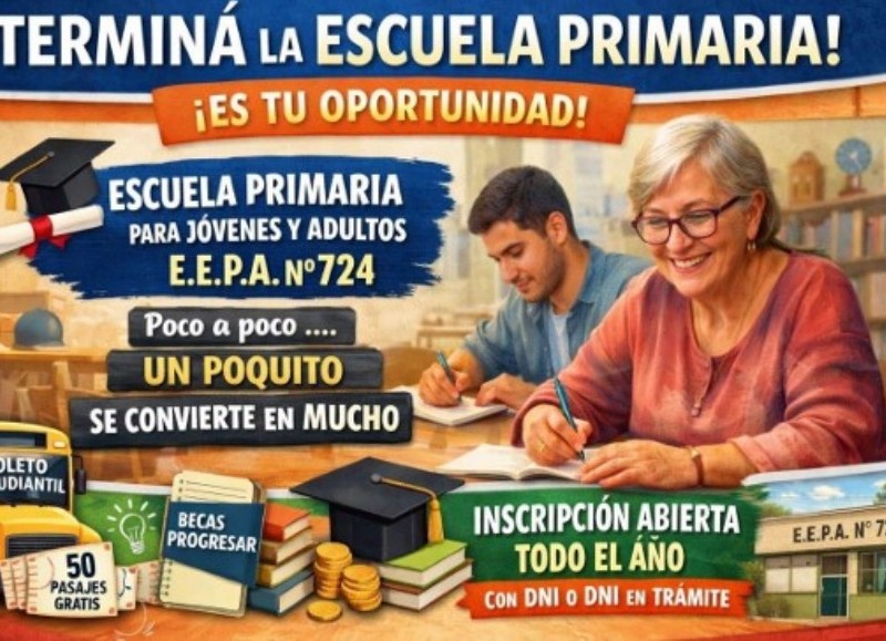 Más de diez centros educativos para terminar la primaria para jóvenes y adultos