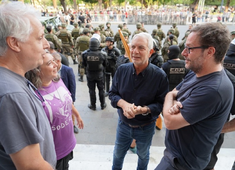 Tras la última jornada de grabación: El Intendente en el Set de filmación