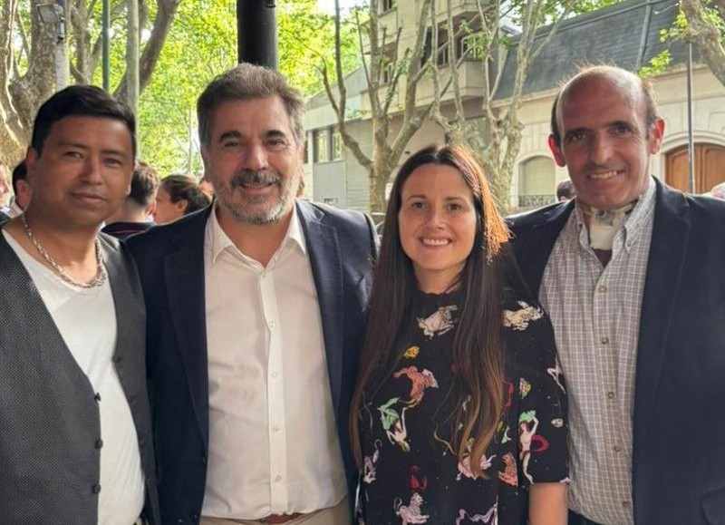 militante, Cristian Ritondo, Lucia Barbier y Federico Molla