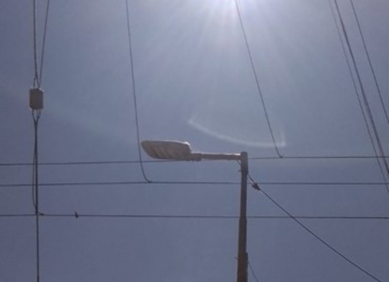 Luz led fuera de servicio en 122 y 604