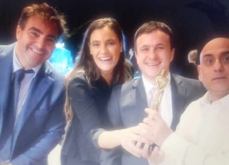 Foto: Marcelo Peña, Rosario Castagnet, Santiago Sautel y Mario Casalongue