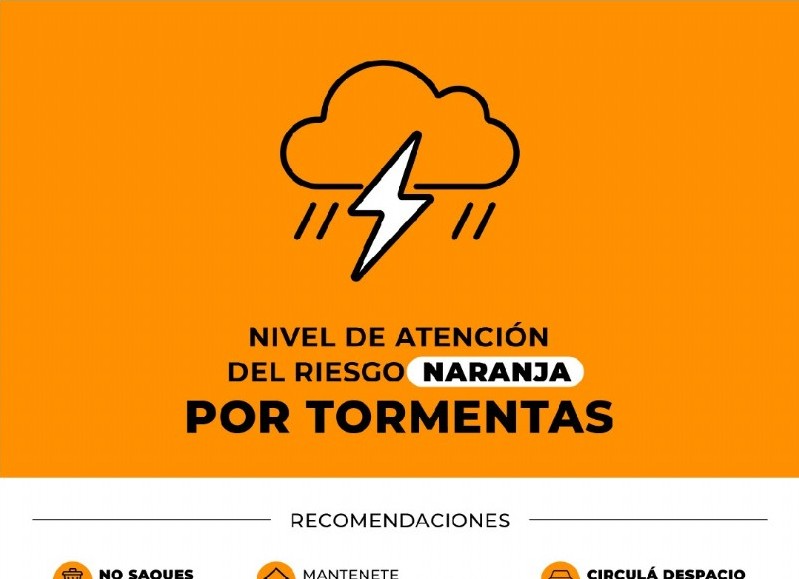No paró de llover en toda la noche: Sigue el alerta naranja anunciado por el Municipio