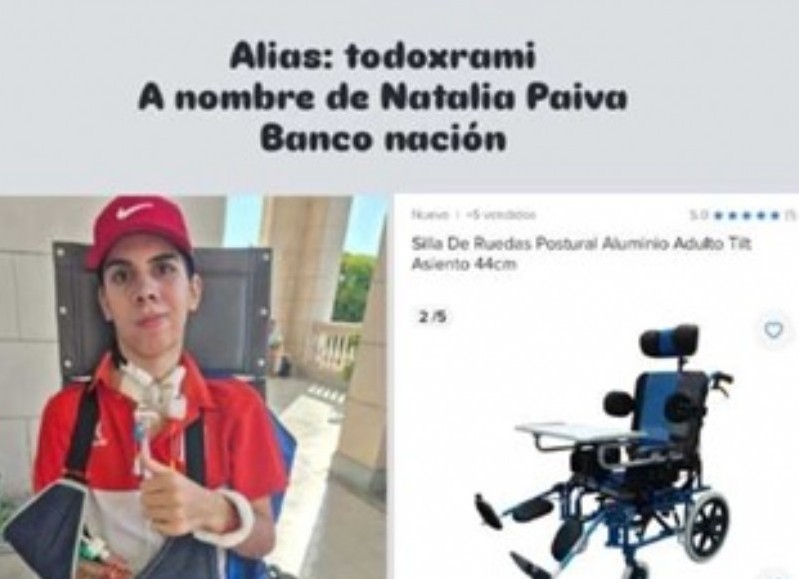 Lanzan una colecta para un joven que tuvo un accidente en 93 y 117: Necesita una silla de ruedas especial