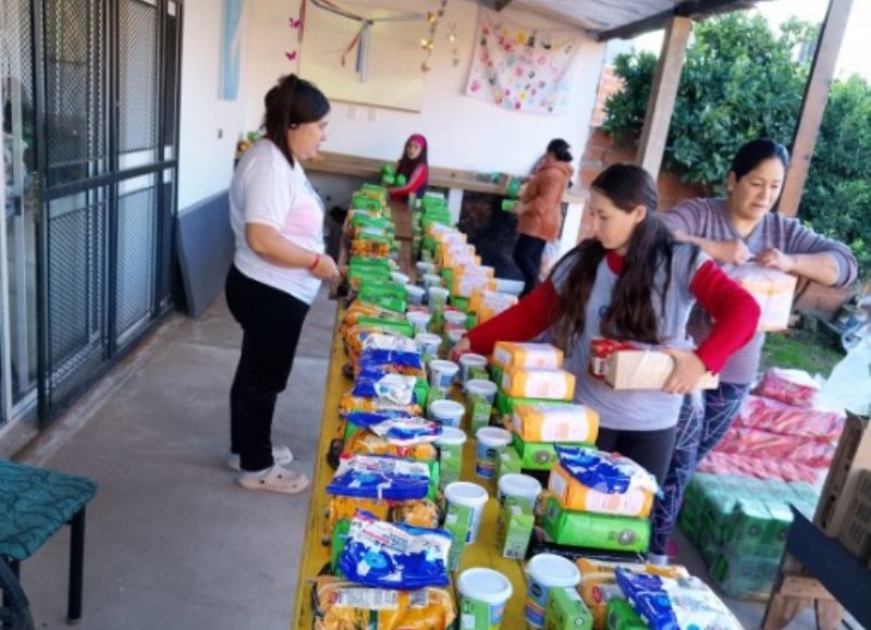 Avanza el trabajo solidario de la Casita Azul de San Jorge