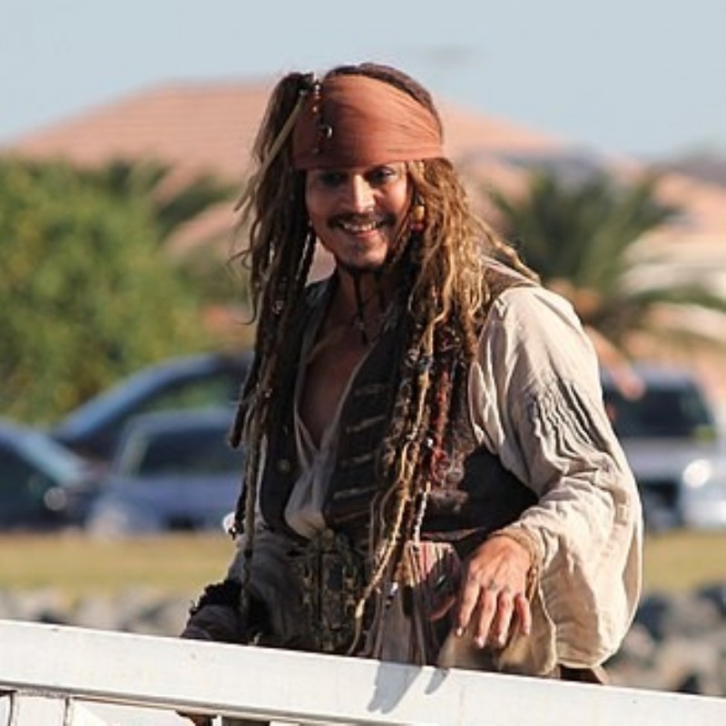 Deep en el personaje de Jack Sparrow